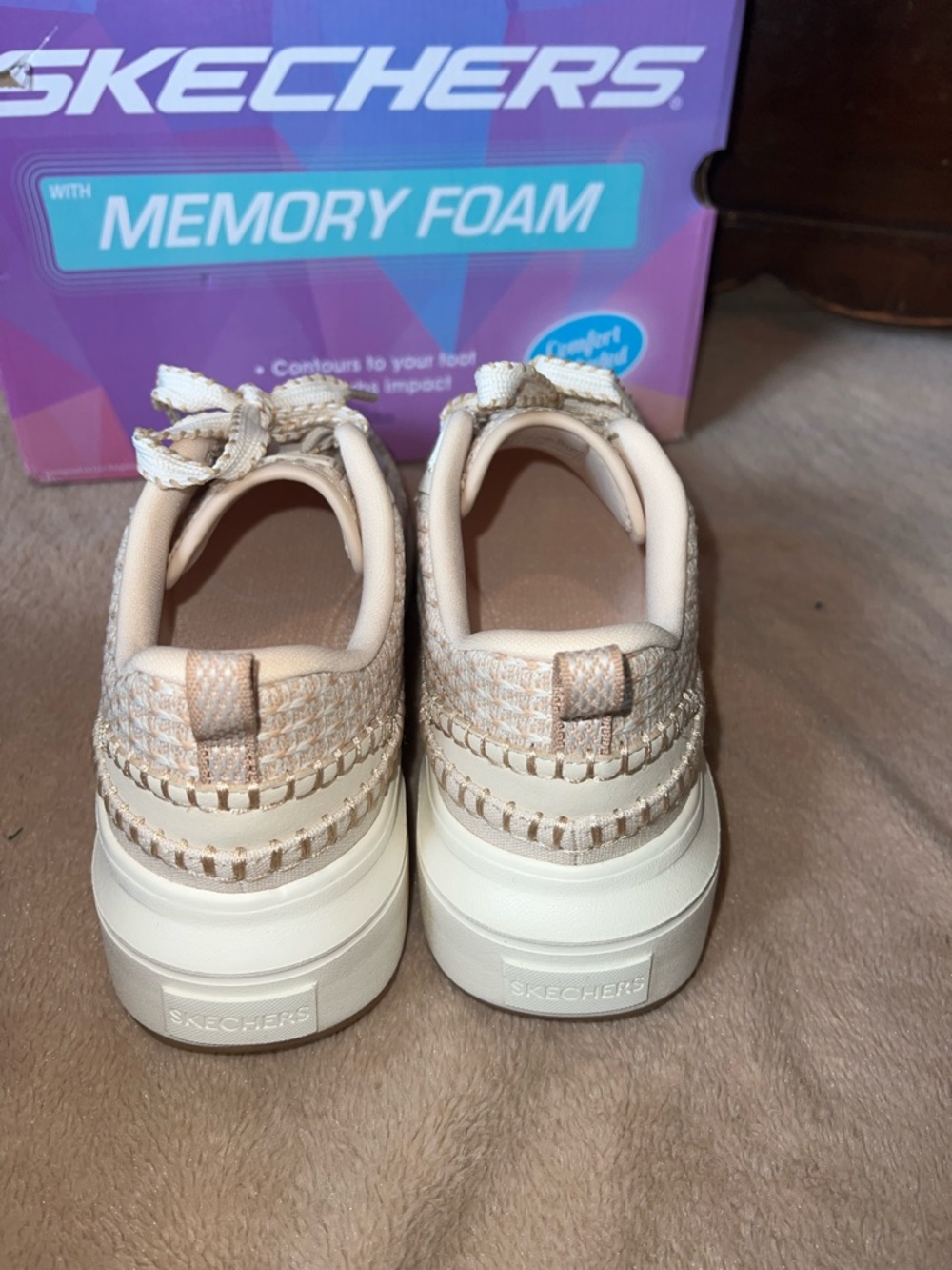 Skechers Cordova Saw- Day Off Sneaker in Natural - Picture 4 of 7